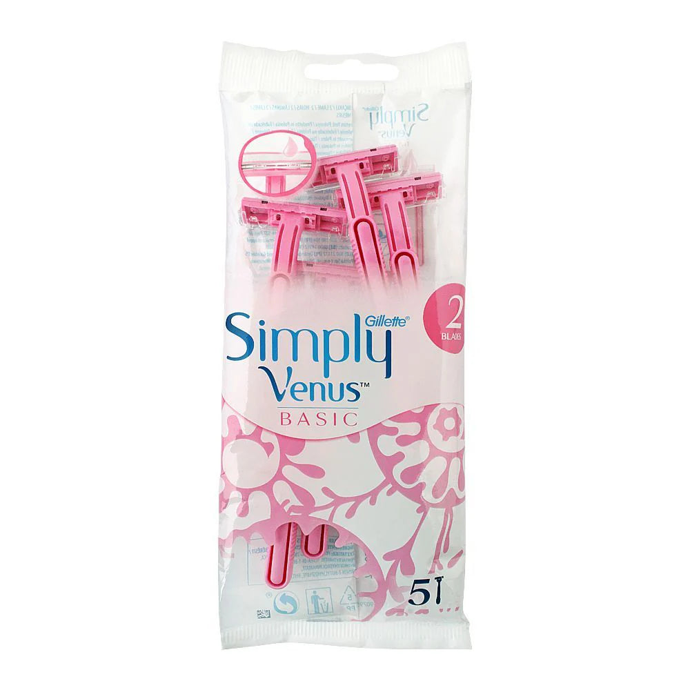Gillete Simply Venus Razors 5 pc