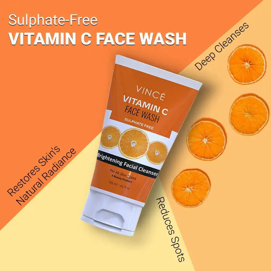 vince Vitamin C Face Wash for Dry Skin