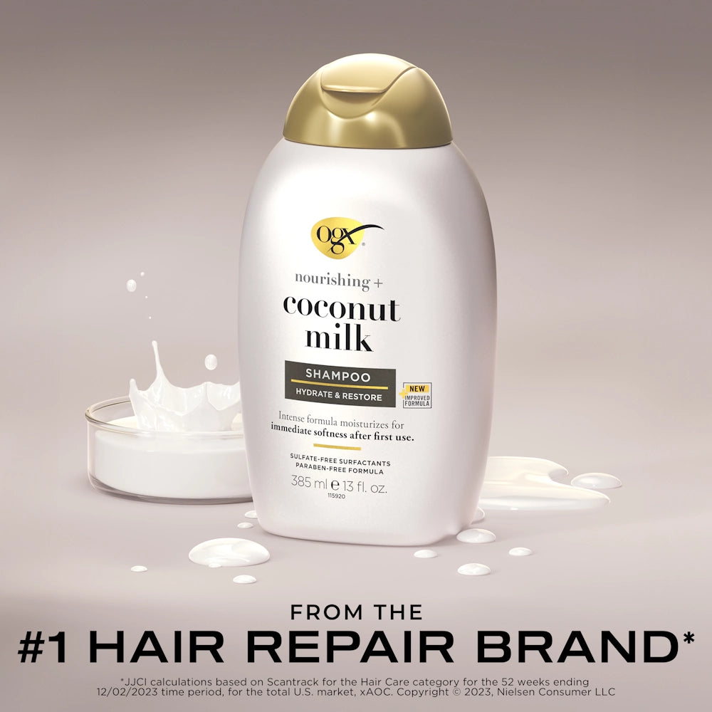 OGX COCONUT MILK SHAMPOO 385ML