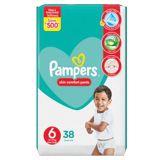 Pampers Skin Comfort Pants Size 6 (Extra Large), 38 Ct