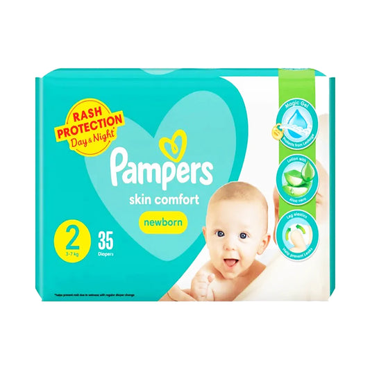 Pampers Skin Comfort New Born 2 3-7KG 35Diapers