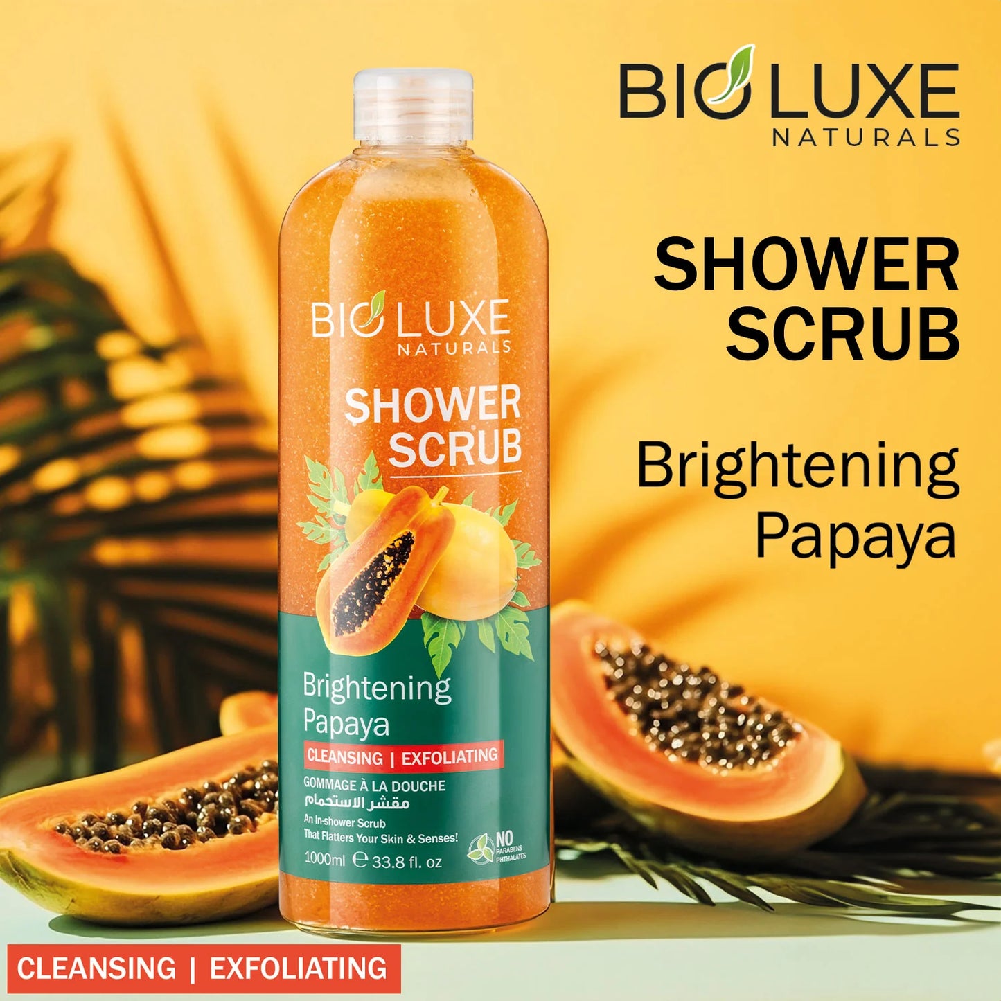 BIO LUXE SHOWER SCRUB 1LTR
