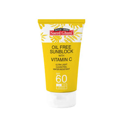 Saeed Ghani Oil Free Sunblock SPF 60 with Vitamin C