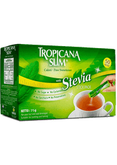 Tropicana Slim Stevia Sweetener 50 Sachets