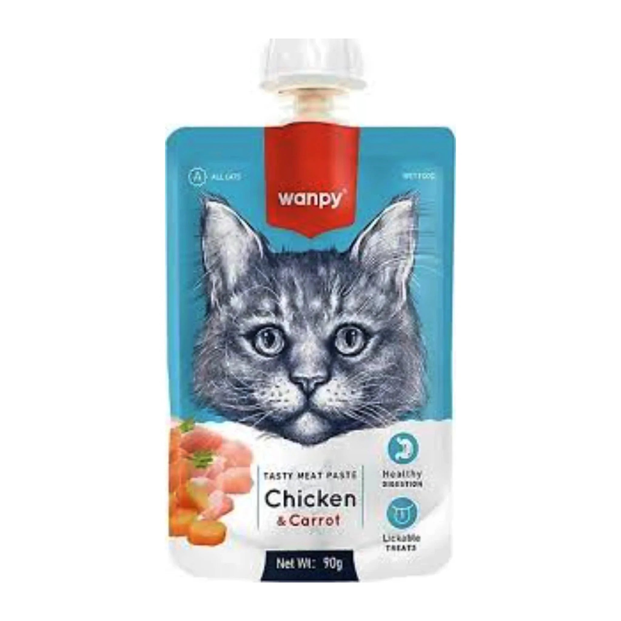 Wanpy Creamy Cat Treats, 90g
