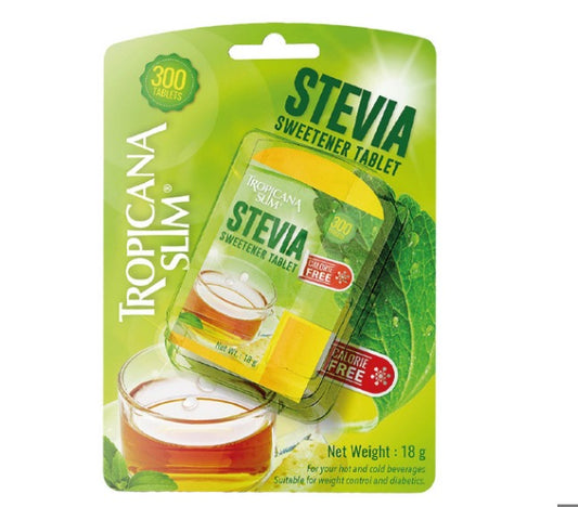 TROPICANA SLIM Sweetener Stevia 300 Tablets 18g