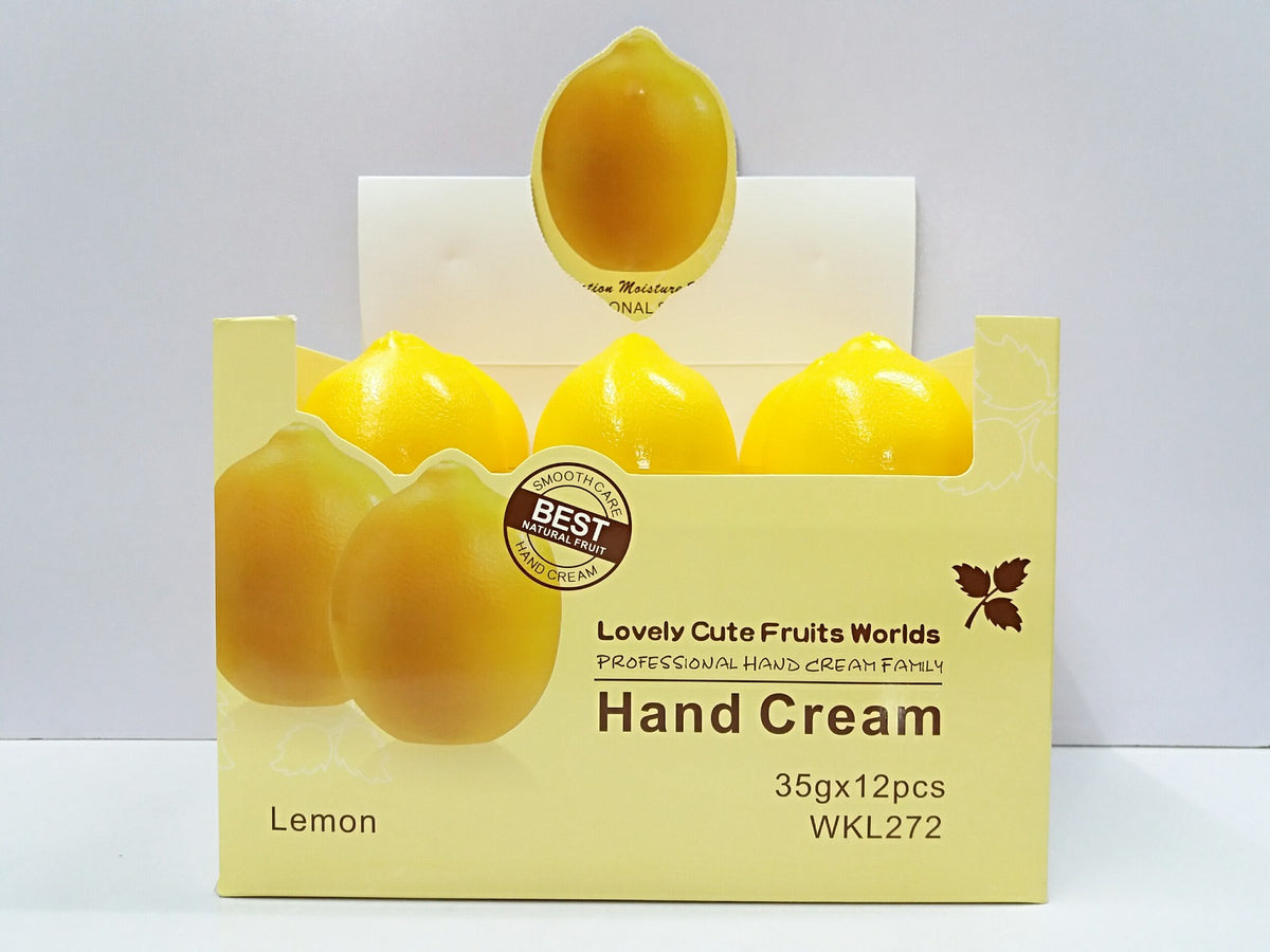 Wokali Lovely Cute Fruits World Professional lemon Hand Cream 35gm