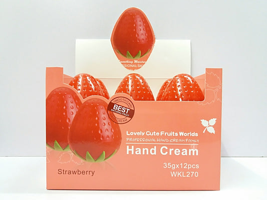 Wokali Lovely Cute Fruits World Professional strawberry Hand Cream 35gm