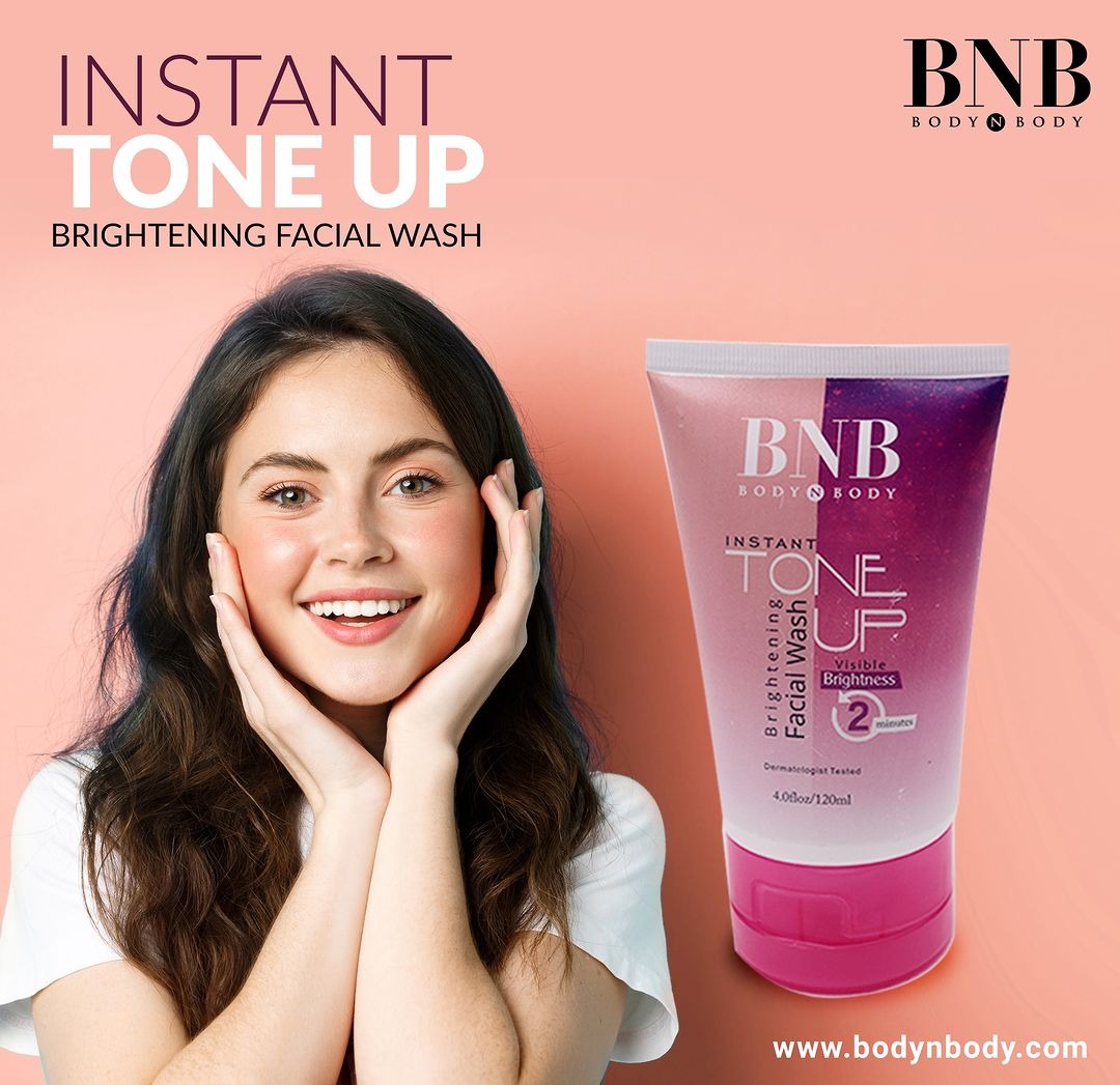 BNB TONE-UP FACIAL WASH 120ML