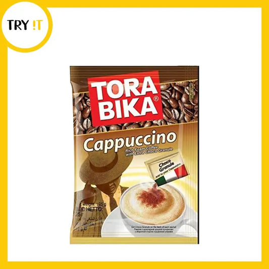 Kopiko's Torabika Cappuccino 3 in 1 Coffee Choco Granule Sachet - 25gm