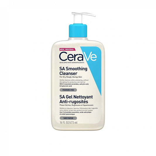 Cerave – SA Smoothing Cleanser for Dry Rough Bumpy Skin