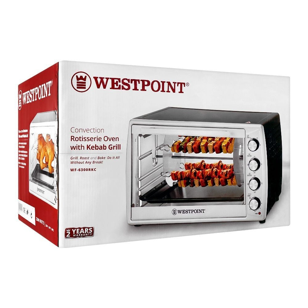 Westpoint Convection Rotisserie Oven with Kebab Grill