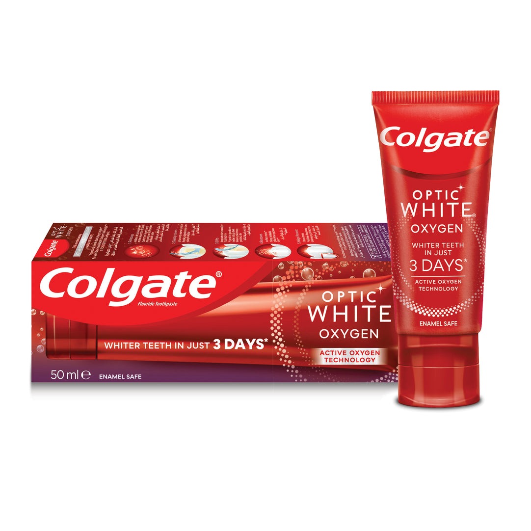 NEW Colgate Optic White Oxygen Toothpaste 50ml