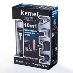 KEMEI 10 In 1 Super Grooming Kit