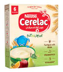Baby Food - NESTLE CERELAC - 3 Fruits & Wheat 175g