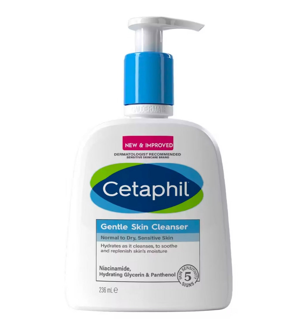 Cetaphil gentel Skin Cleanser/ moisturizing lotion