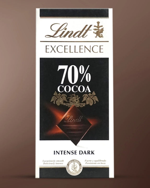 LIND'T EXCELLENCE 70% COCOA INTENSE DARK CHOCOLATE 100G