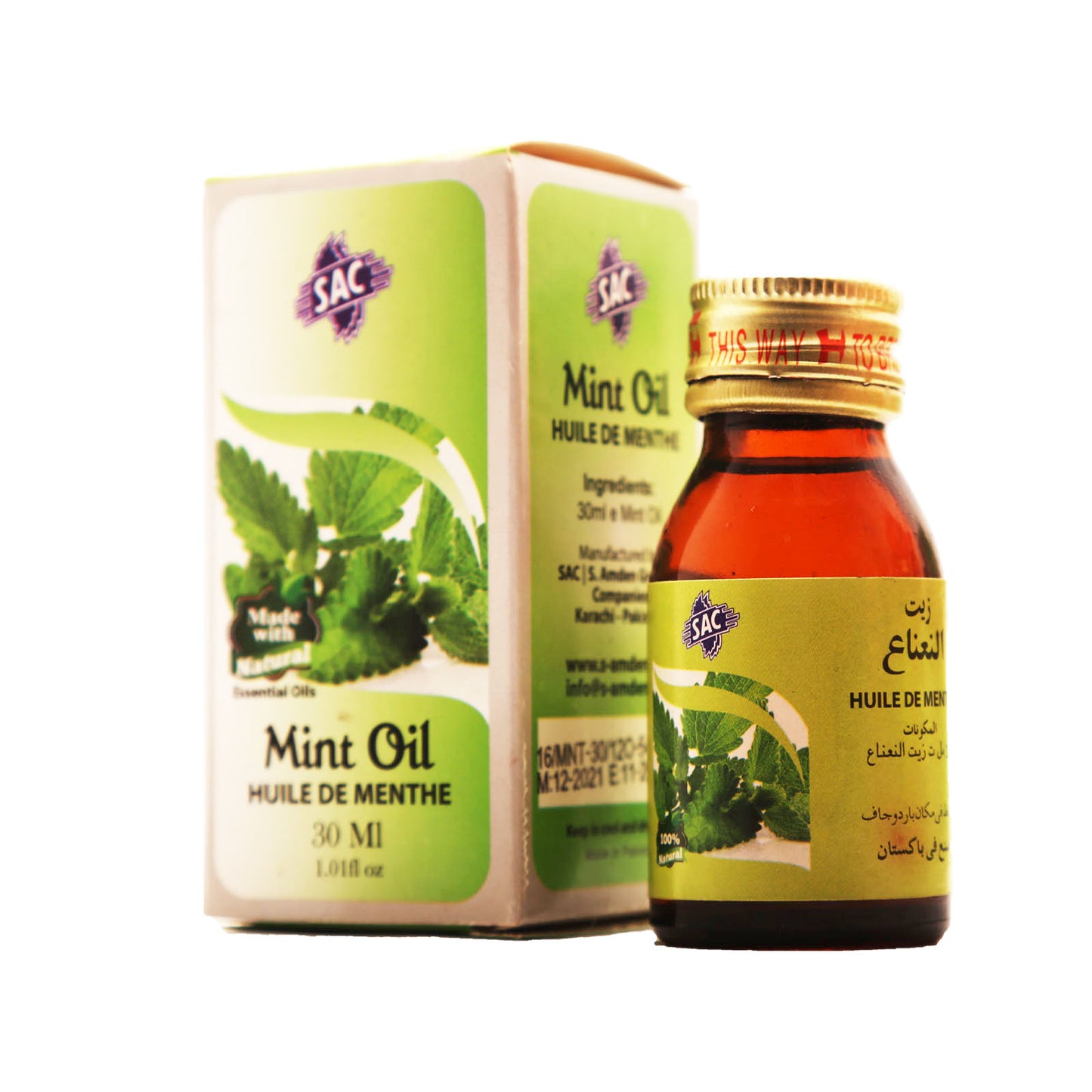 Sac Mint Oil 30 ml