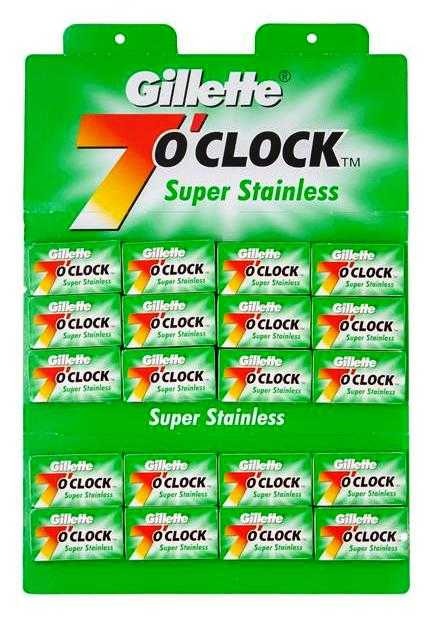 Gillette 7 O'Clock Super Stainless Razor Blades