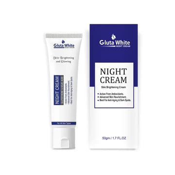 Gluta White Night Cream Tube Pack 50g