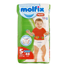 Molfix Diaper Pants Junior Size 5 12-17 kg 48 pcs