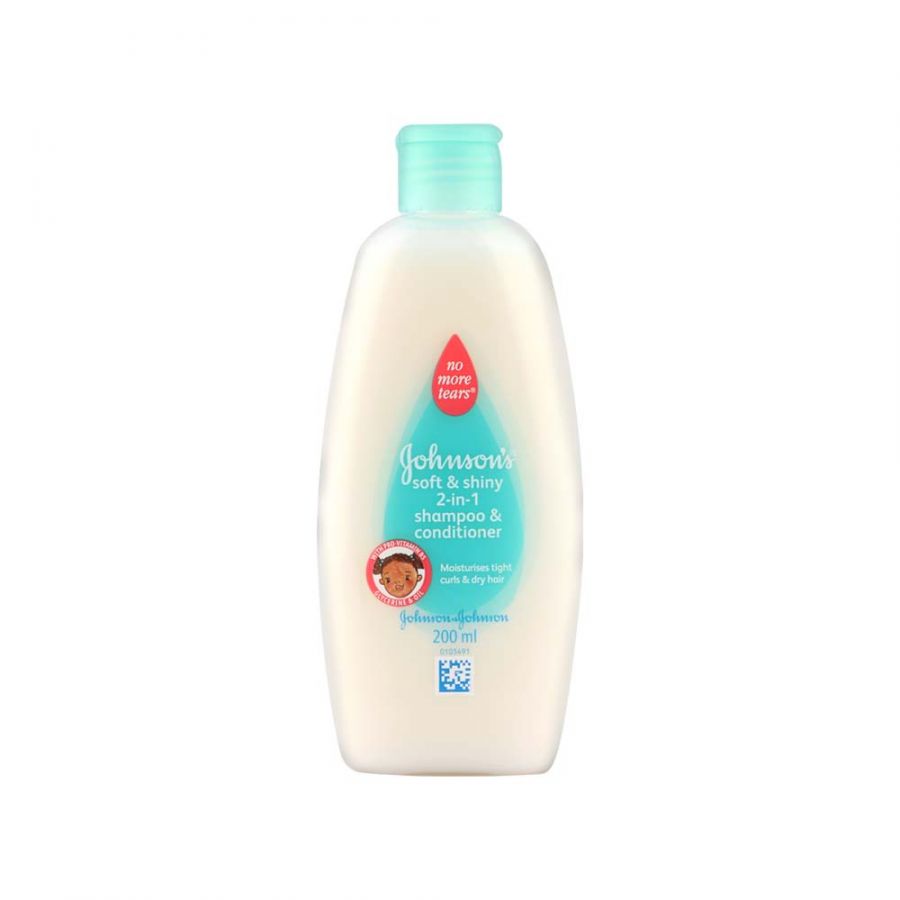 Johnson's Soft & Shiny 2 in 1 Shampoo & Conditioner