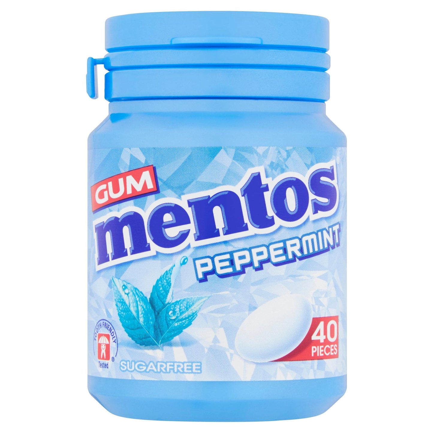 Mentos Sugarfree Peppermint buble gum 40 pcs
