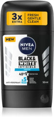 Nivea Men Black & White Invisible Fresh Antiperspirant Stick for men