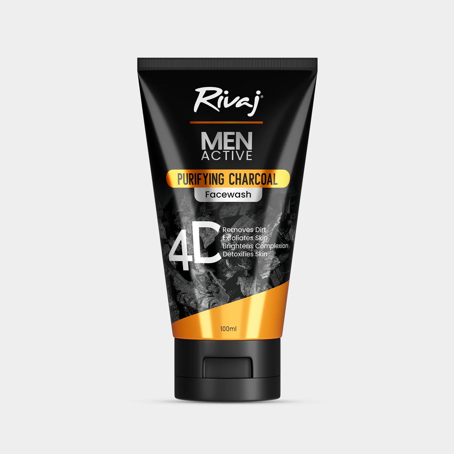 Rivaj Men Active Purifying Charcoal Face Wash