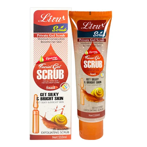 Liru Snail Mucin Gel Facial Scrub 110ml