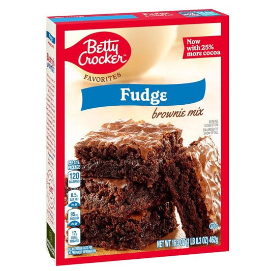 Betty Crocker Fudge Brownie Mix - 462g
