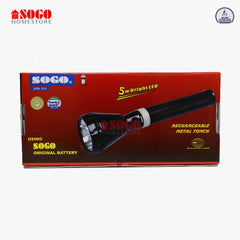 Sogo Rechargeable Metal High Power 5W Led Torch Light