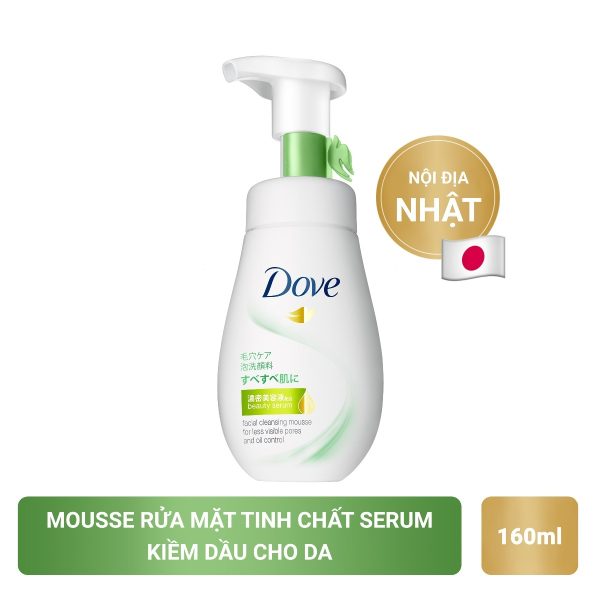 DOVE FACIAL CLEANSING MOUSSE 160ML