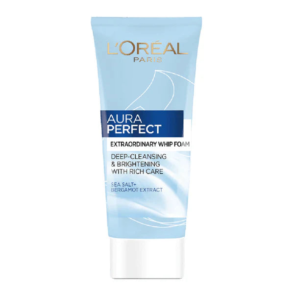 L'Oreal Paris Aura Perfect Extraordinary Whip, Deep-Cleansing & Brightening, 100ml
