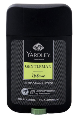 Yardley Gentleman Elite Deodorant Stick, 0% Alcohol, 50ml